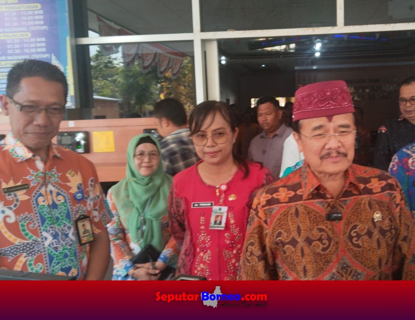 Teras Narang Tinjau RSUD dr Soemarno Sasroadmodjo Kapuas