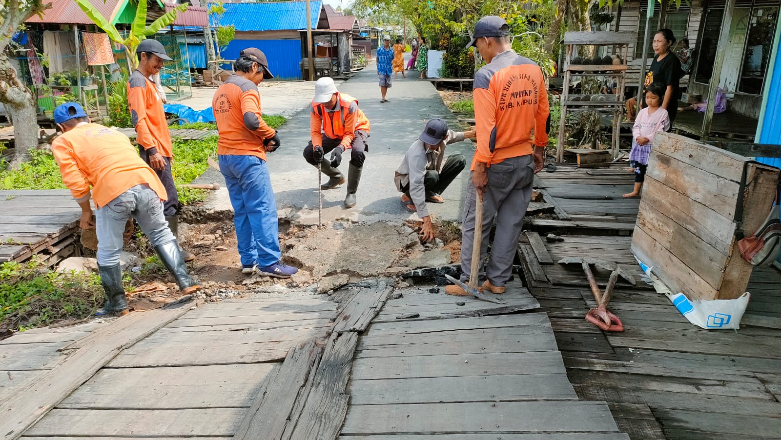 Jembatan Palingkau Lama Diperbaiki, Ini Kata Anggota DPRD Kapuas