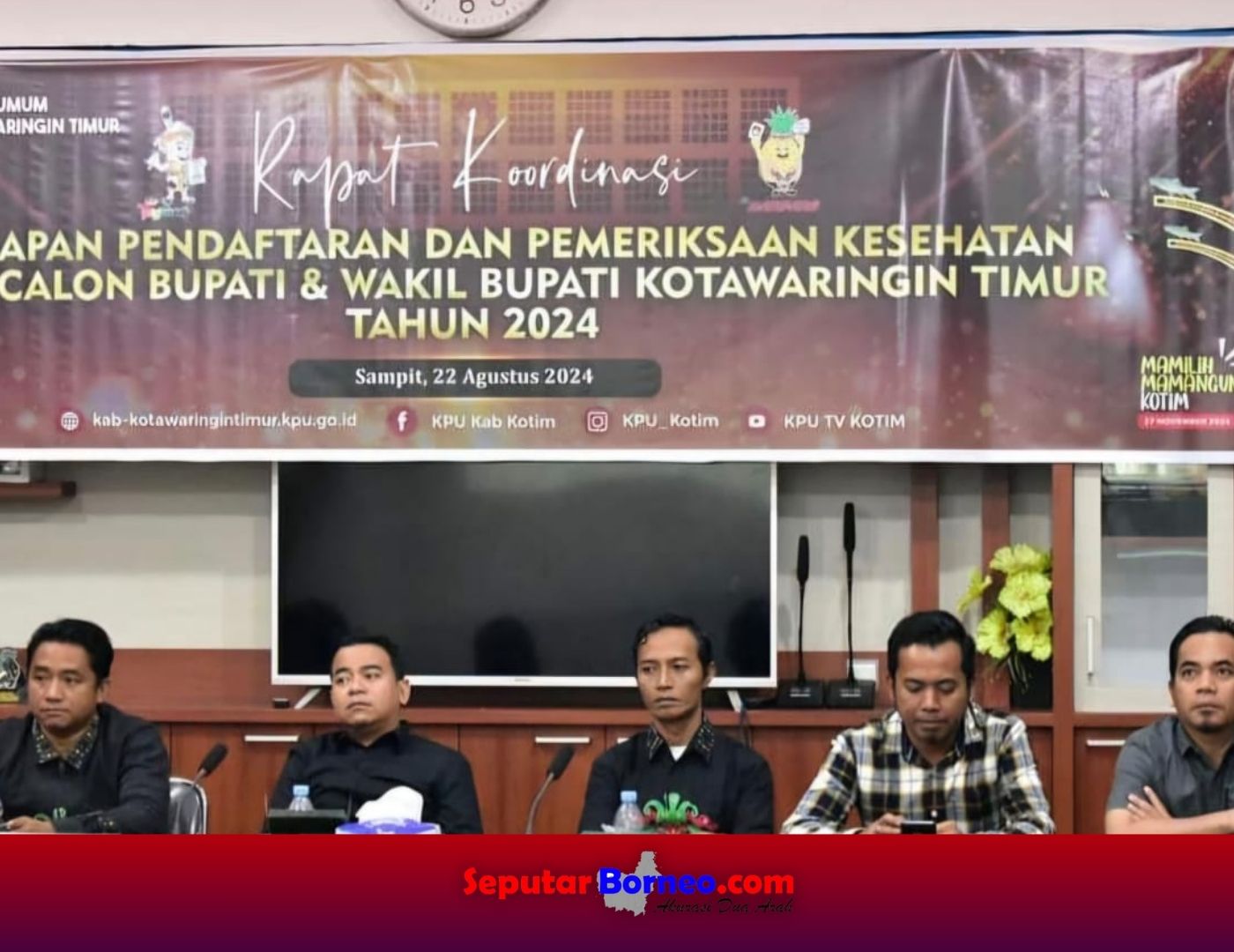 KPU Kotim Matangkan Persiapan Pendaftaran Calon Kepala Daerah