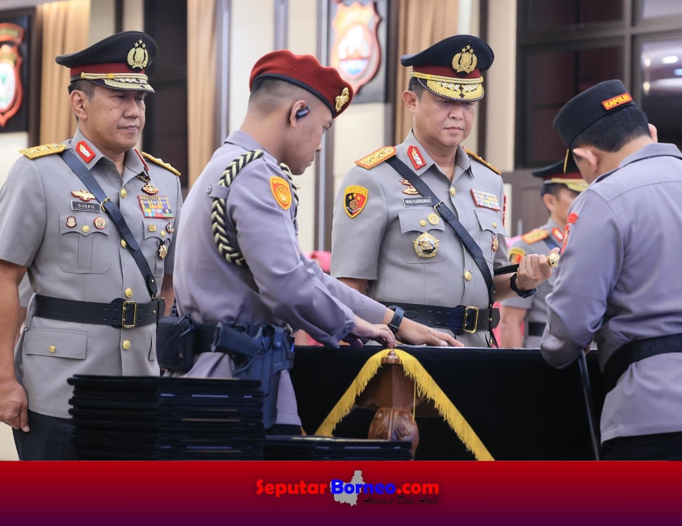 Kapolri Pimpin Sertijab Kapolda Kalteng, Irjen Iwan Kurniawan Gantikan Irjen Djoko Poerwanto