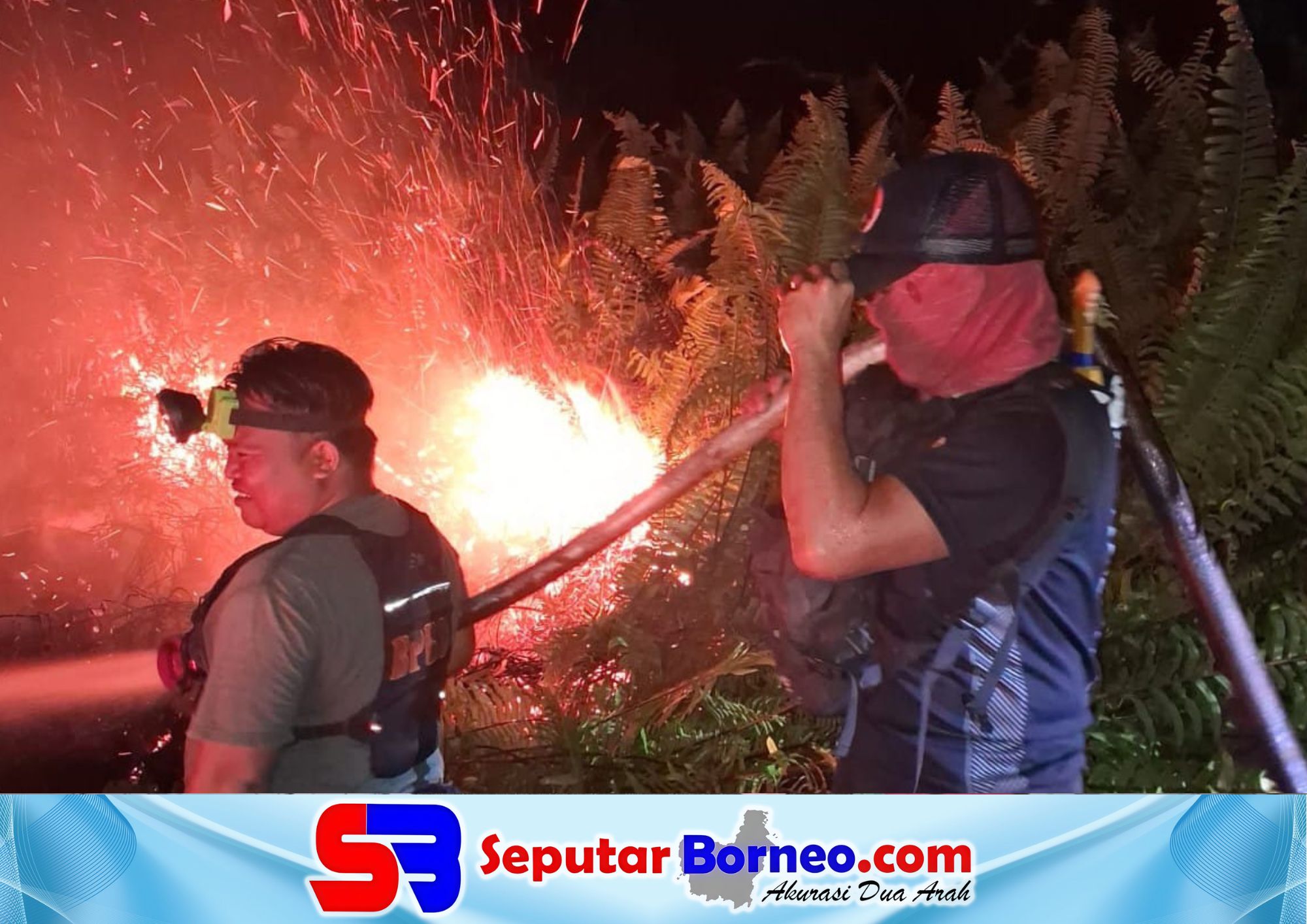 Karhutla Mengganas di Baamang, BPBD Kotim Berpacu dengan Api di Lahan Gambut