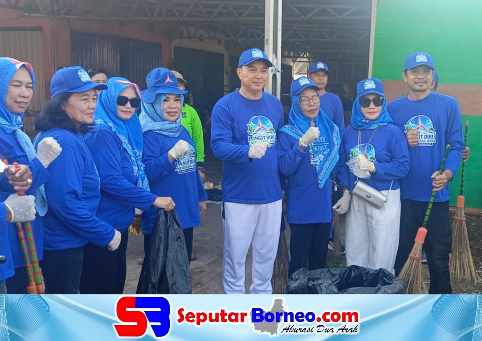 Peringati HUT Ke-25, Partai Demokrat Kapuas Gelar Gerakan Indonesia Asri Langit Biru