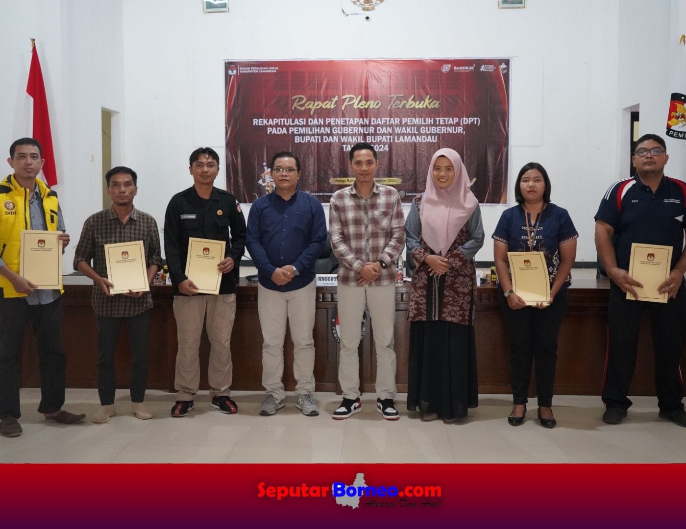 KPU Lamandau Tetapkan DPT Pilkada Serentak 2024