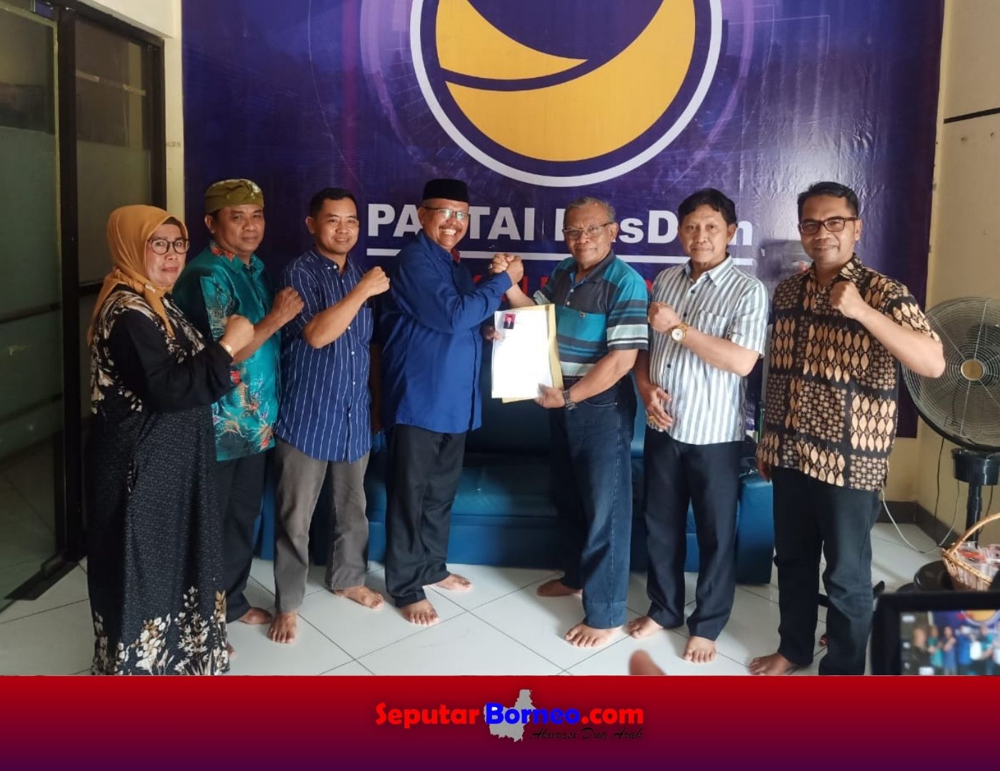 Datangi DPC Partai Nasdem, Camat Parenggean Daftar Bacawabup Kotim