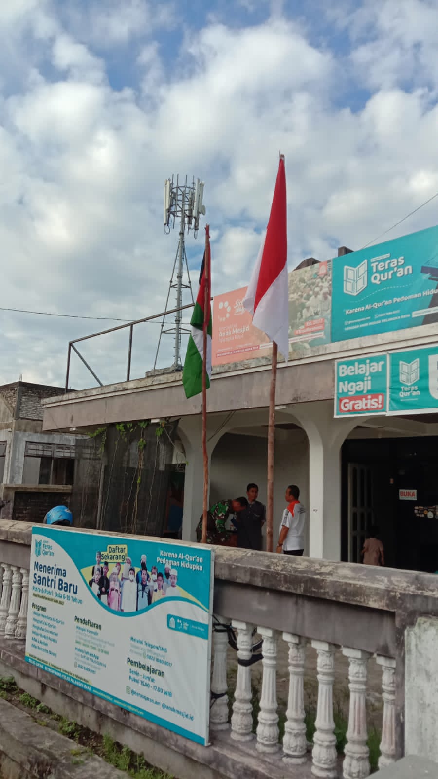 Sempat Terpasang, Bendera Palestina Diturunkan