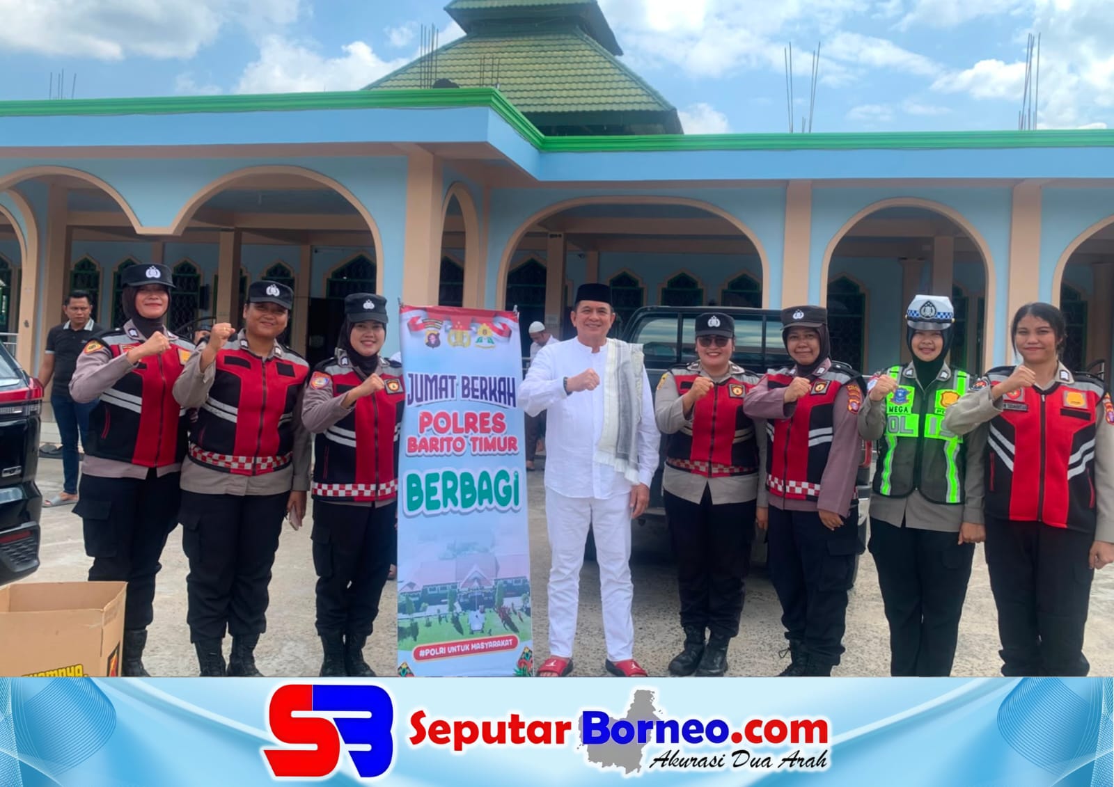 Bupati Yamin Dukung Jumat Berkah Polres Bartim, Pererat Kedekatan Polisi dan Masyarakat
