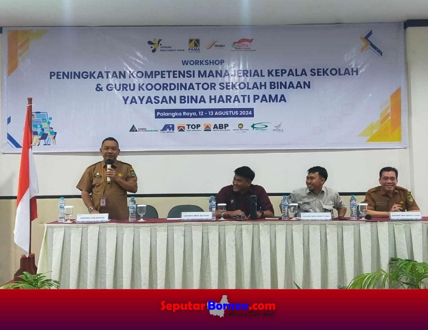 Kadisdik Kapuas Narasumber Workshop Manajerial
