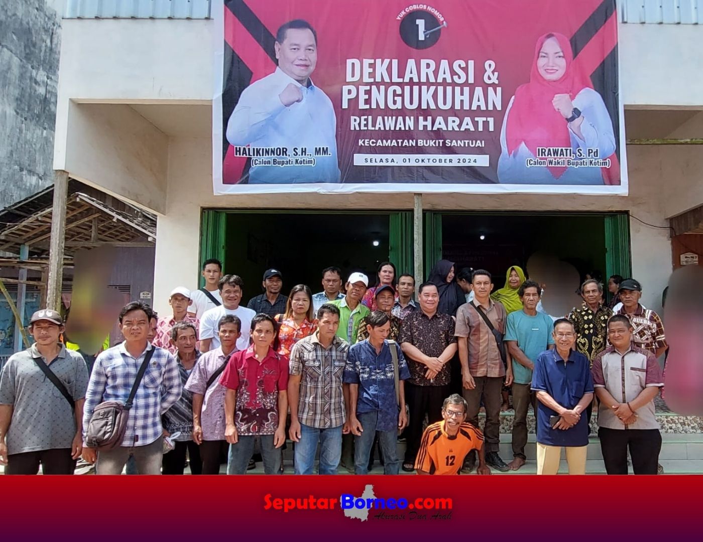 Masyarakat Bukit Santuai Deklarasi Dukung Halikinnor-Irawati