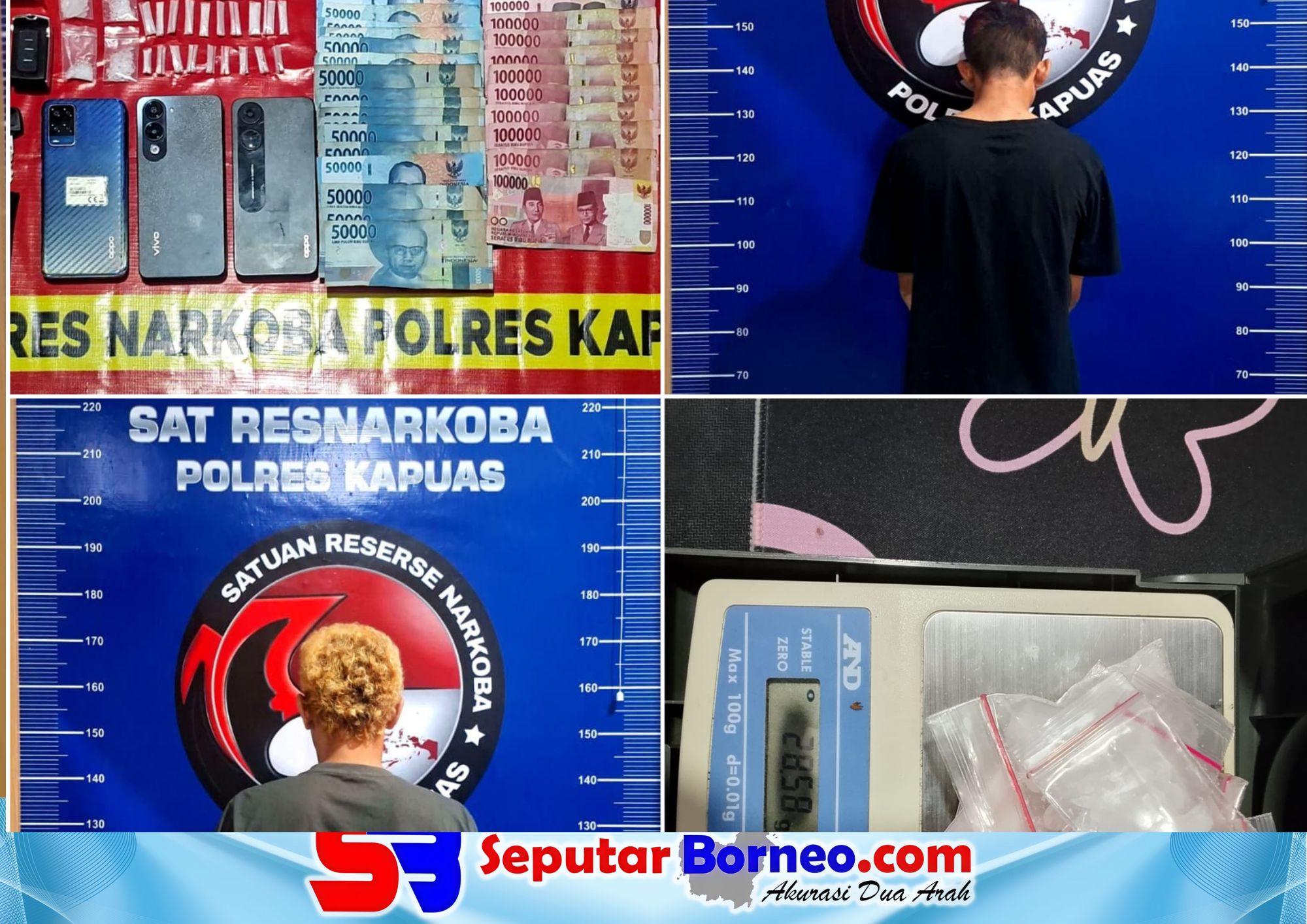 Pengedar Sabu Wilayah Pulau Petak Dibekuk