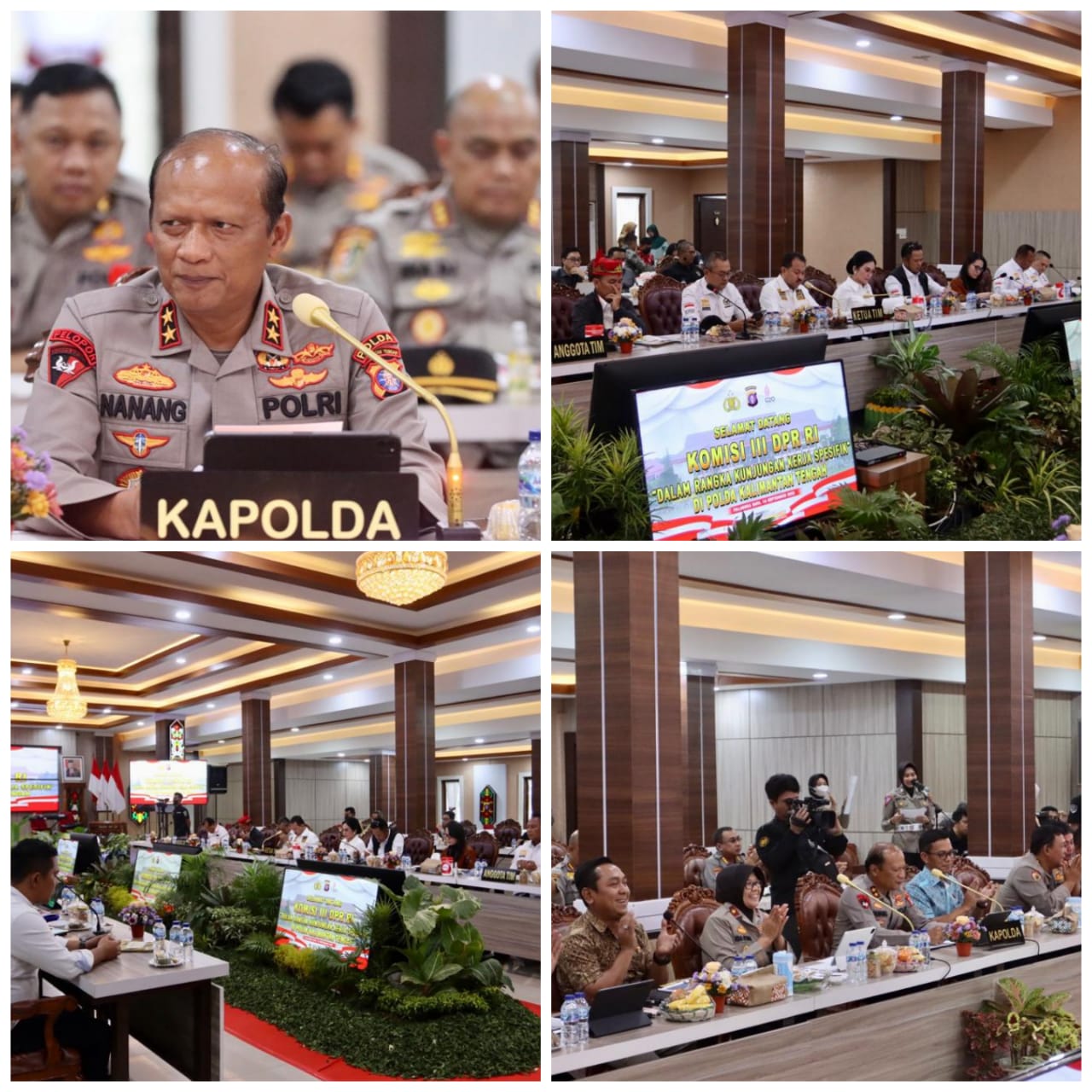 Komisi III DPR RI Bangga dan Apresiasi Kinerja Polda Kalteng