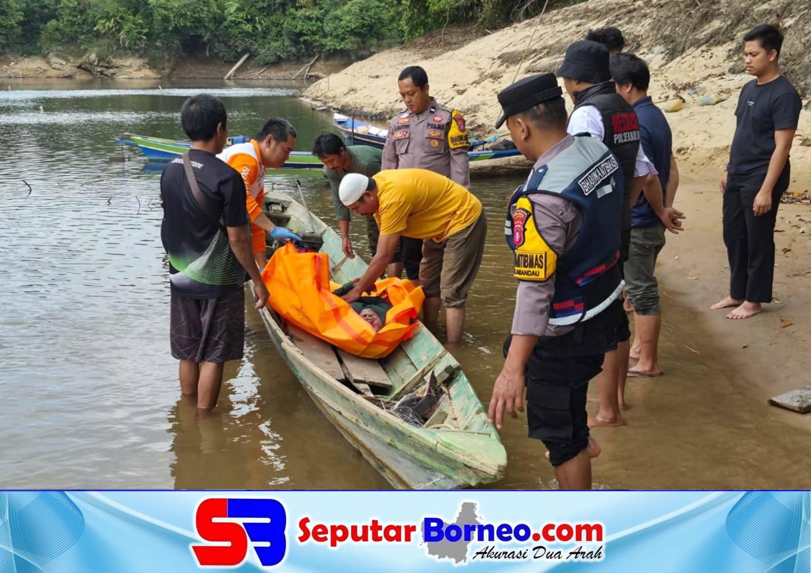 Penemuan Jenazah di Atas Perahu Alkon di Sungai Lamandau