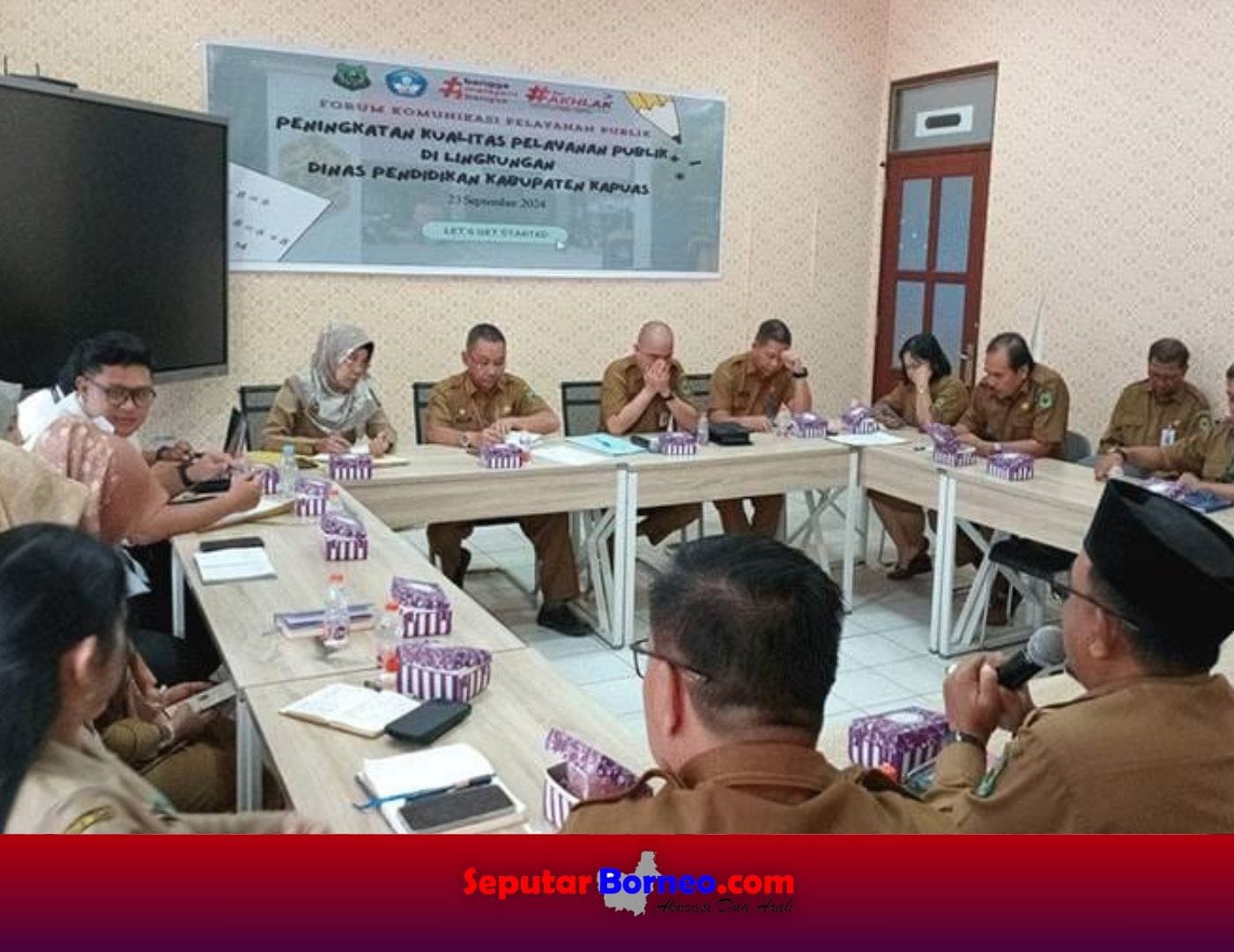 Disdik Kapuas Gelar FK Tingkatkan Kualitas Pelayanan Publik